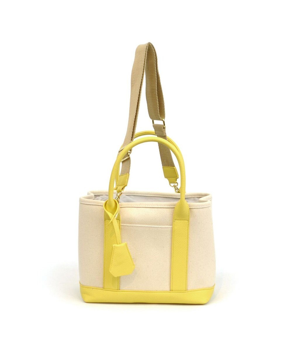 UNBILLION cachecache ショルダー付きパーテーションキャンバストート 