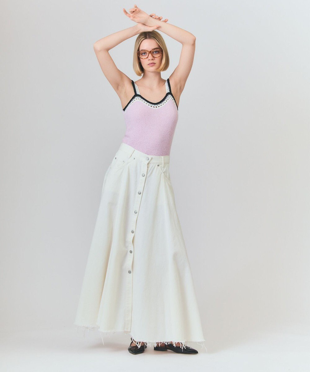 GRACE CONTINENTAL サーキュラーデニムスカート 