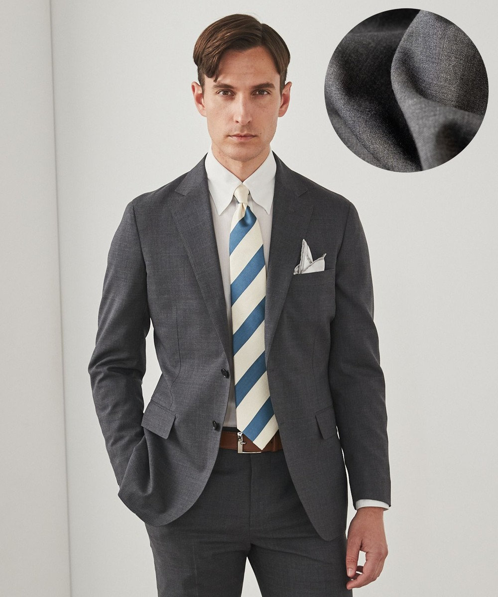 GOTAIRIKU 新色追加/セットアップ対応【ウォッシャブル/シワになりにくい/ストレッチ】ウォッシャブル ウールジャケット(25年モデル) 