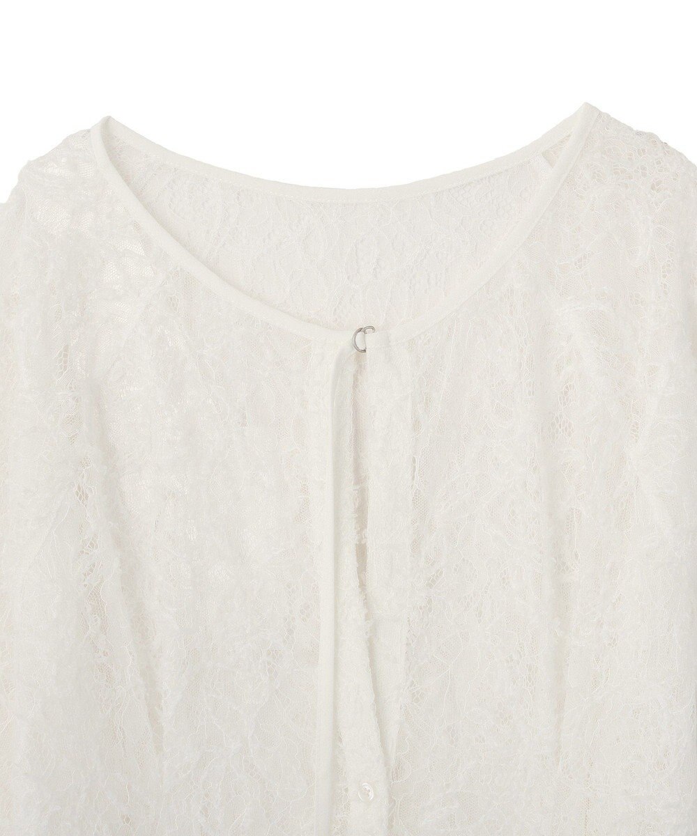 earth music&ecology レースフラワーブラウス 