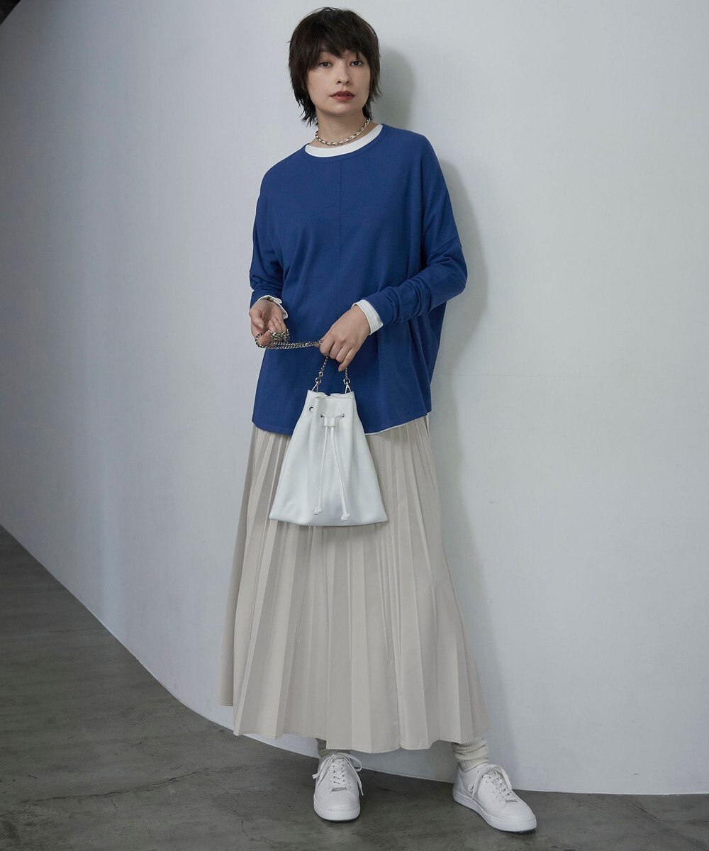 ICB 【洗える】 ヴィスコースワイド プルオーバー 