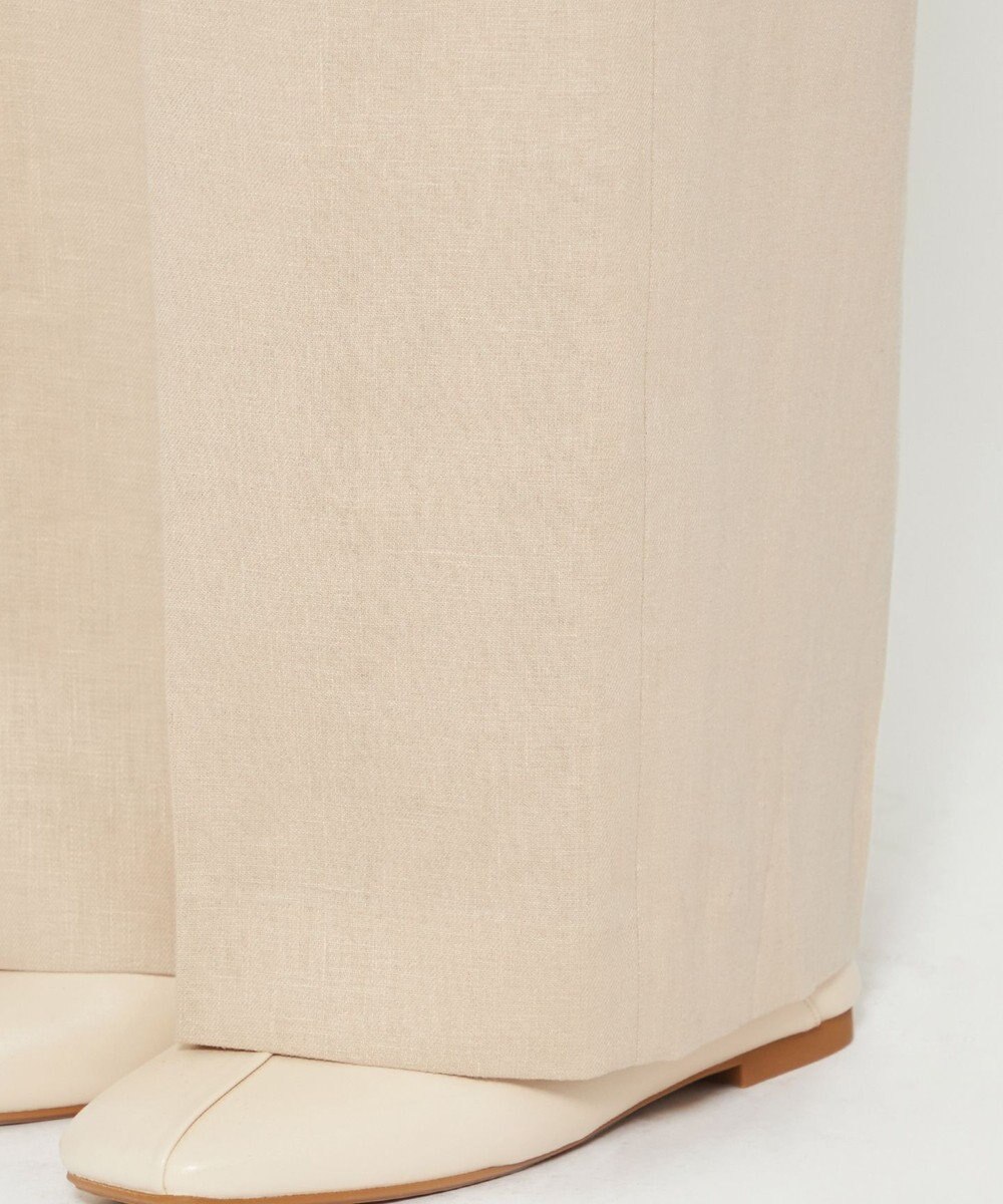 uncrave 【5周年企画・手洗い可】ライト リネン ワイドパンツ（uncrave STANDARD） 