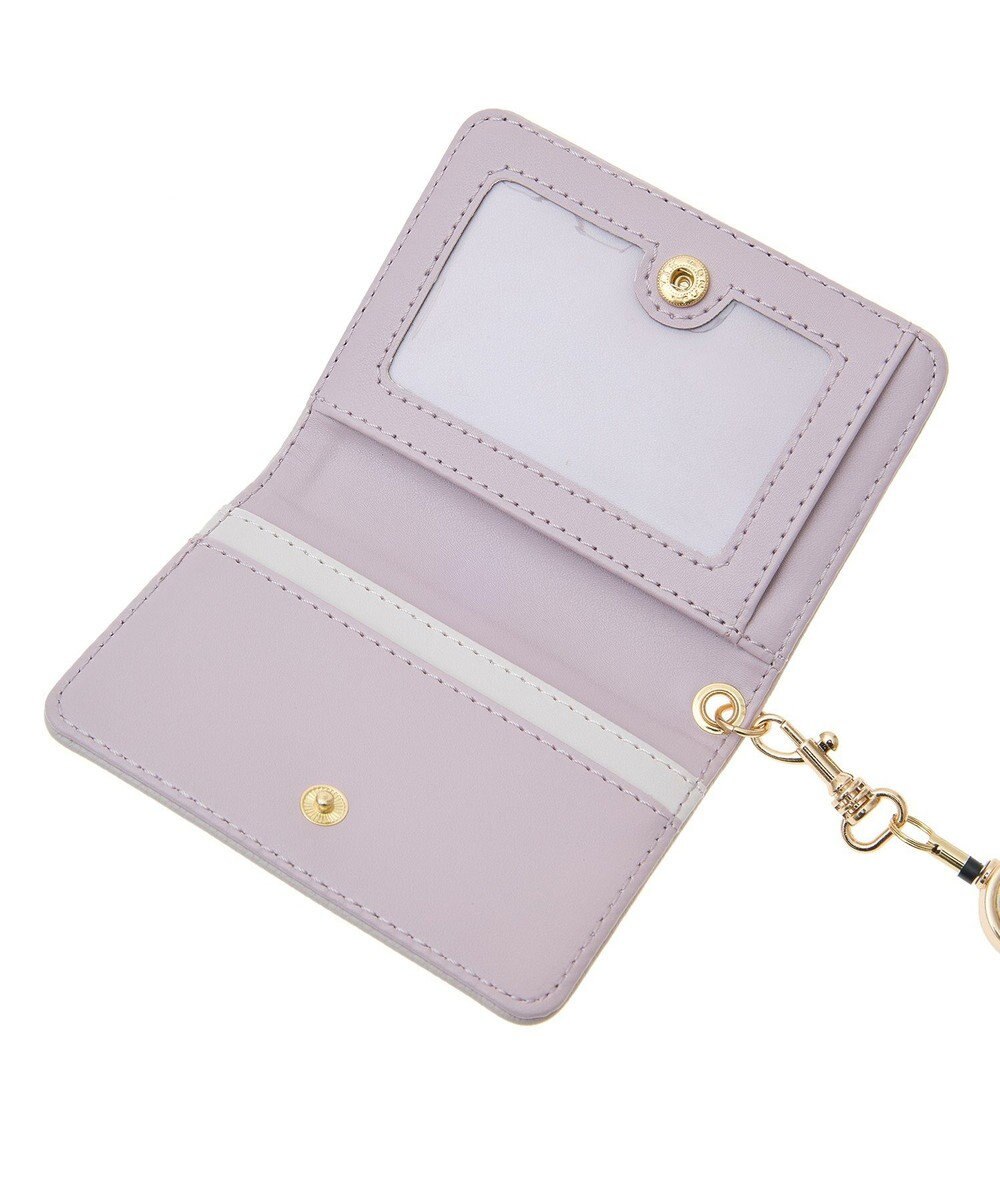 Maison de FLEUR 二つ折りリールパスケース 