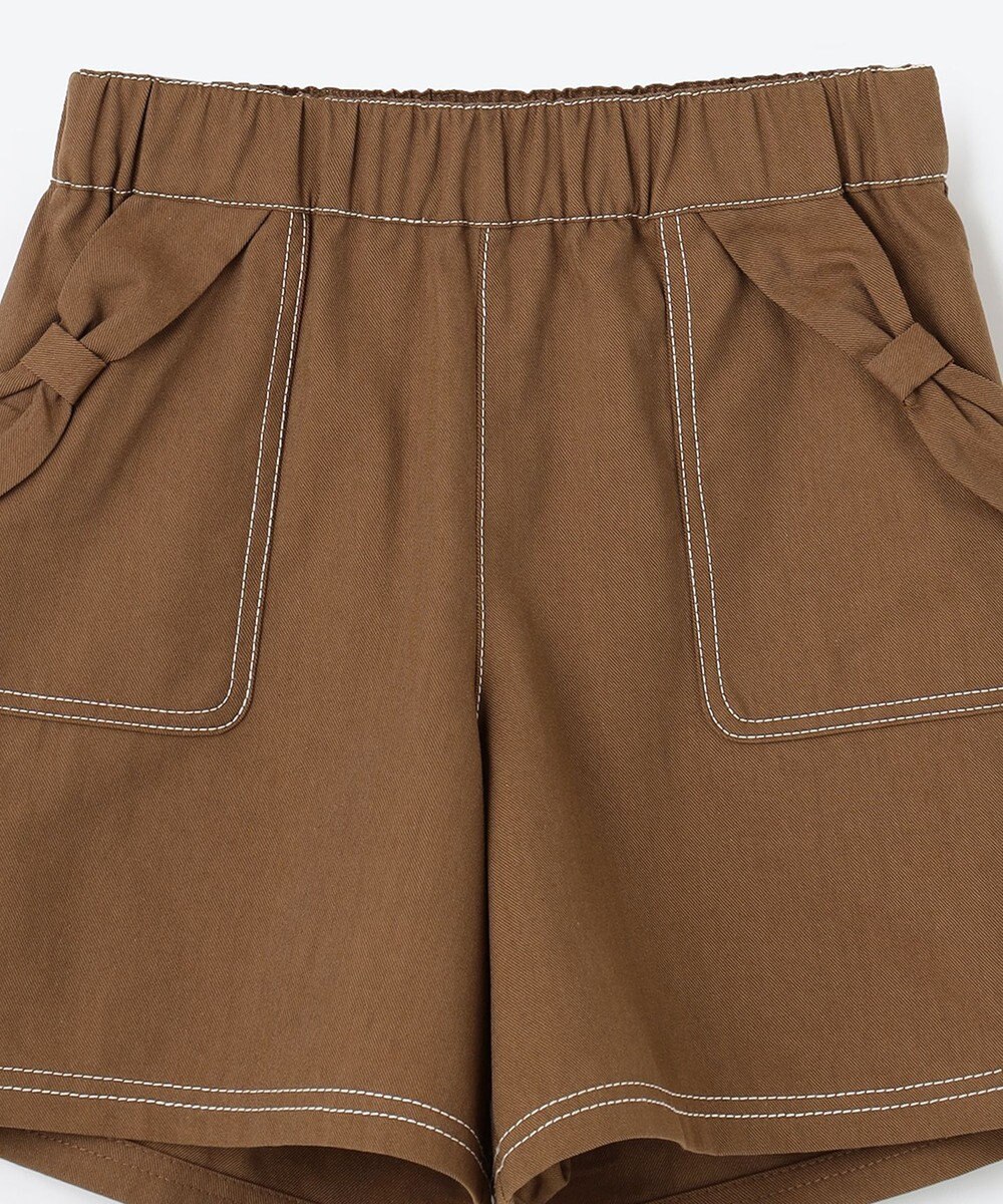 組曲 KIDS 【110-140㎝】リボンポケット ショートパンツ 