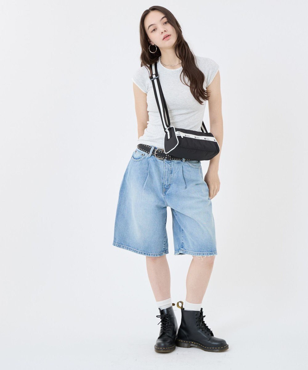 LeSportsac E/W SQUARE BOX SHOULDER/スペクテイターブラック 