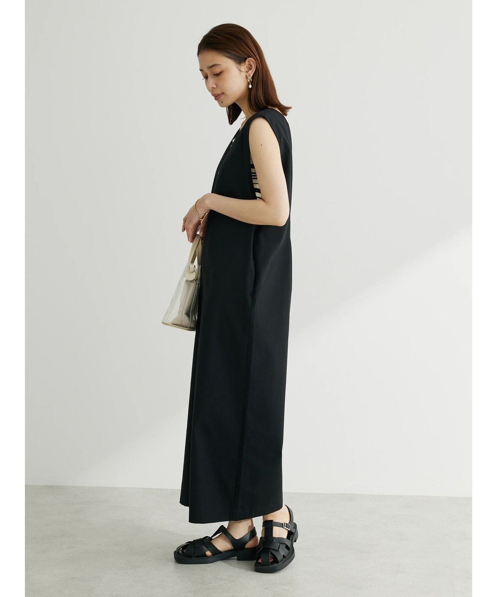 Green Parks 綿麻混サロペット 