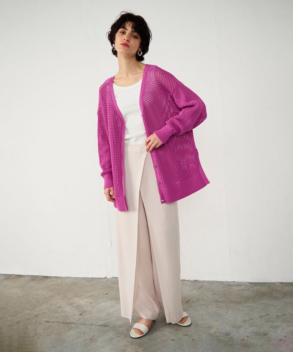 GRACE CONTINENTAL メッシュドルマン2WAYニット 