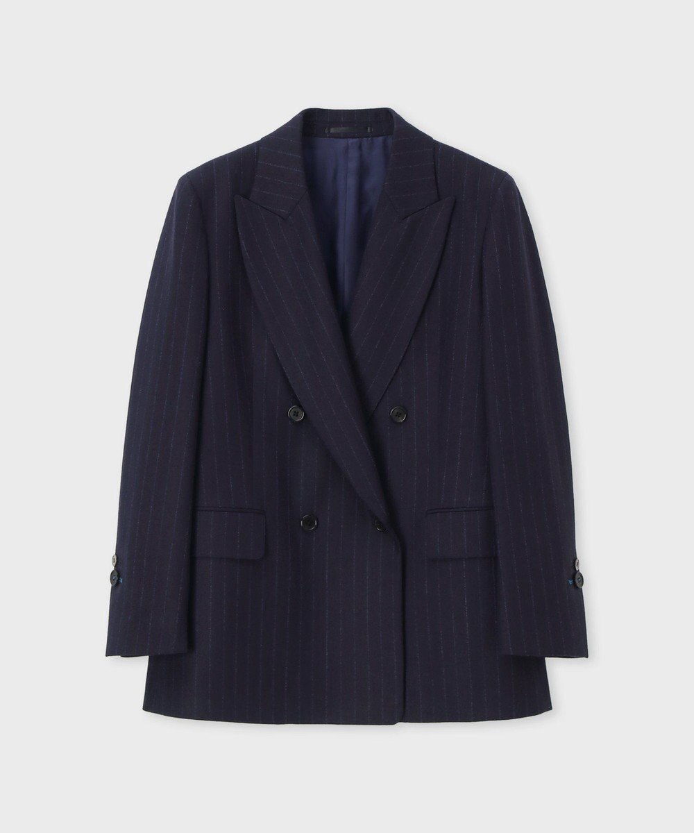 Paul Smith ストライプ ウール ダブルジャケット 