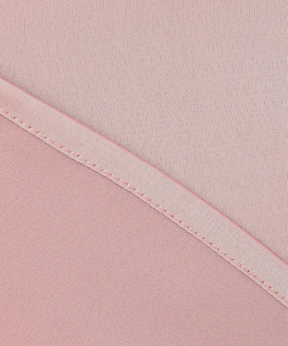 Feroux 【洗える】サテン ボウタイブラウス 