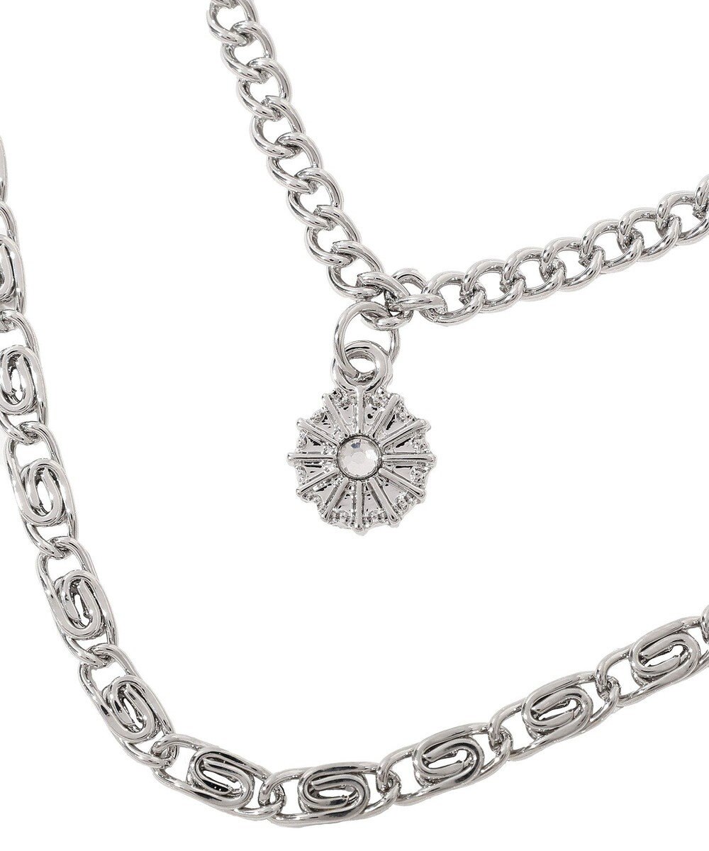 YECCA VECCA モチーフ4連ネックレス 