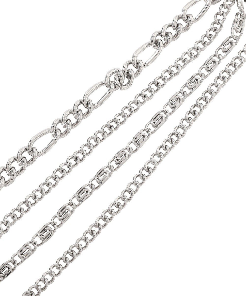 YECCA VECCA モチーフ4連ネックレス 