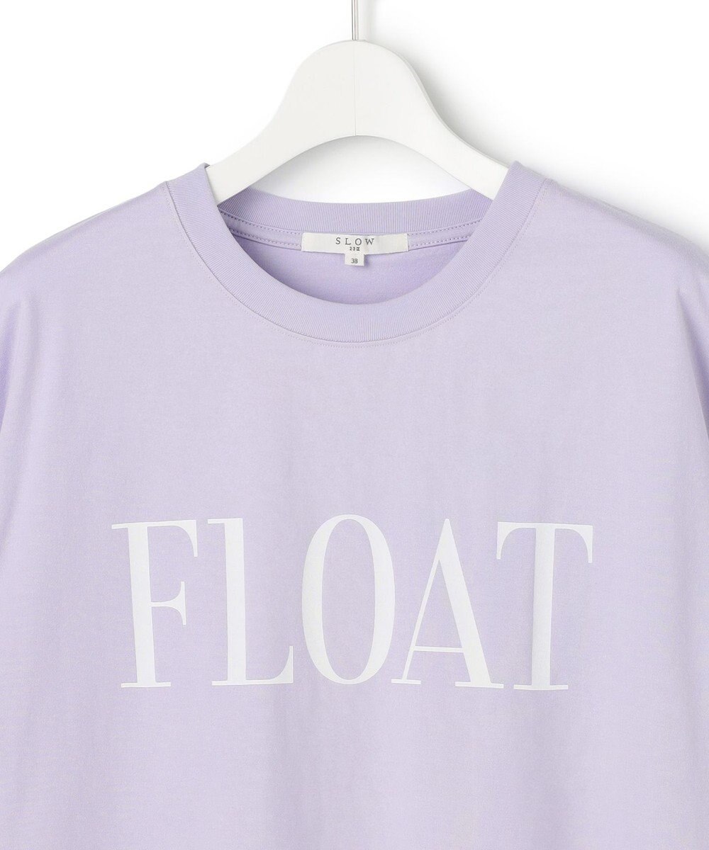 23区 【SLOW/一部店舗限定】ヴィンテージライクジャージー クロップド ロゴ Tシャツ 