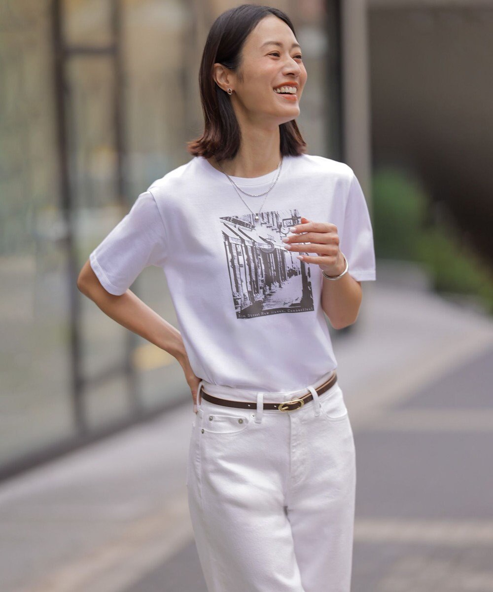 J.PRESS LADIES プリント Ｔシャツ 