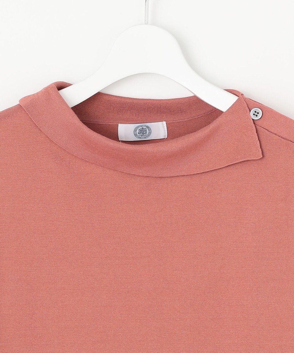 J.PRESS LADIES 【洗える・抗菌防臭】COTTON POLYESTER 襟付き ニット 