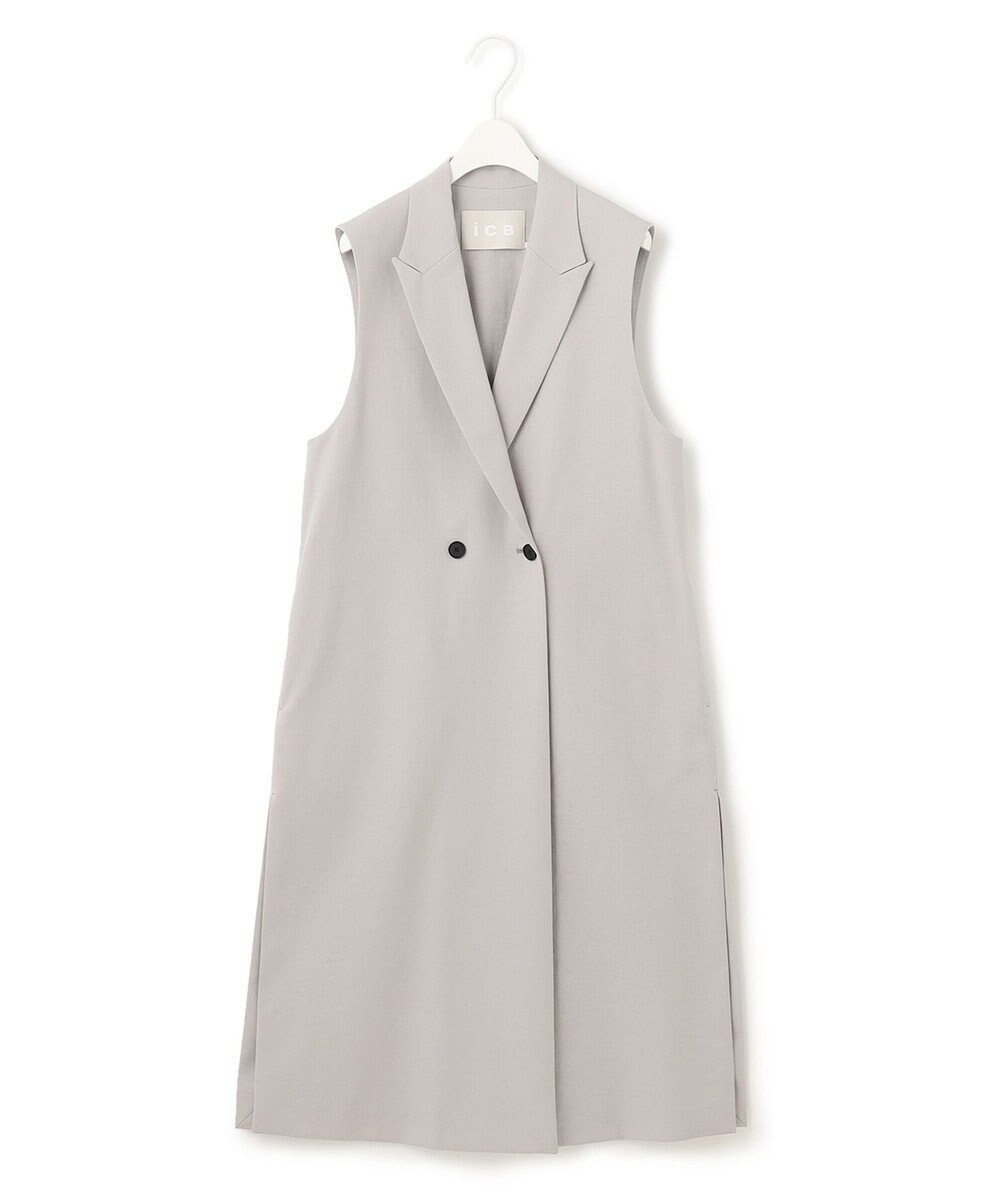 ICB 【セットアップ対応・洗える】 LooseWeave ロングジレ 