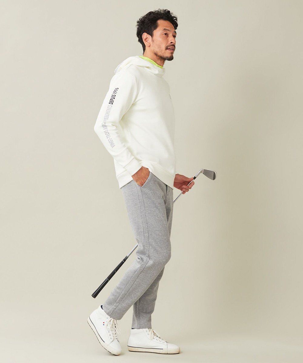 23区GOLF 【MEN】ストレッチ裏フリース フーディー 