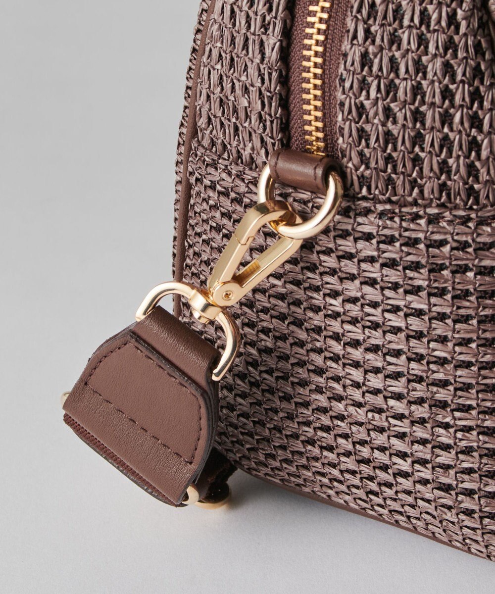 russet ナイロンラフィアミニボストンバッグ(CE-1715) 