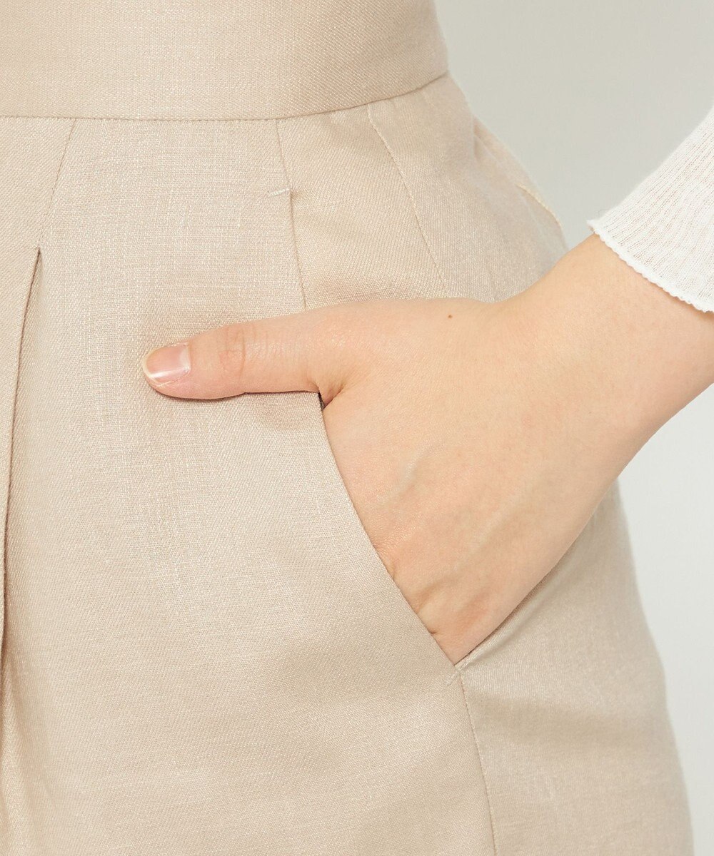 uncrave 【5周年企画・手洗い可】ライト リネン ワイドパンツ（uncrave STANDARD） 