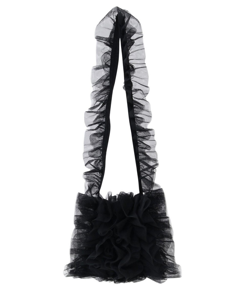 Green Parks ・ＱＵＯＮ　チュールフリルミニショルダー 