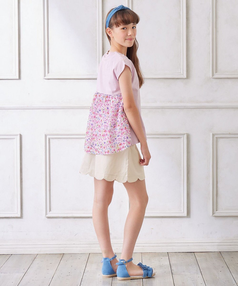 ANY KIDS 裾 スカラップパンツ 