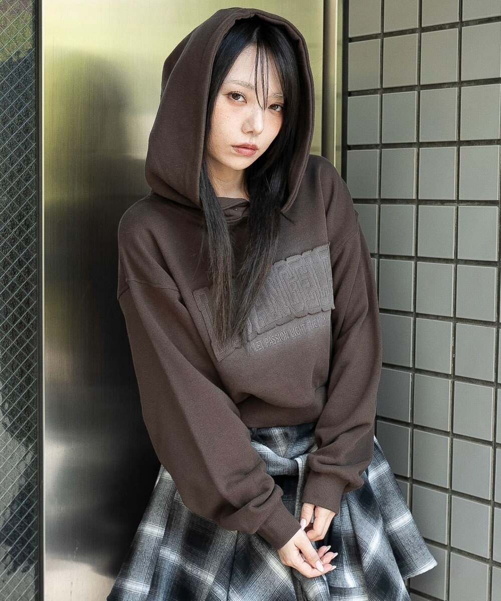 WEGO グラフィックショートパーカー 