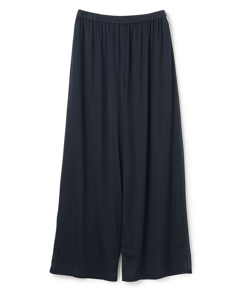 uncrave トリコットシフォン ギャザーパンツ 