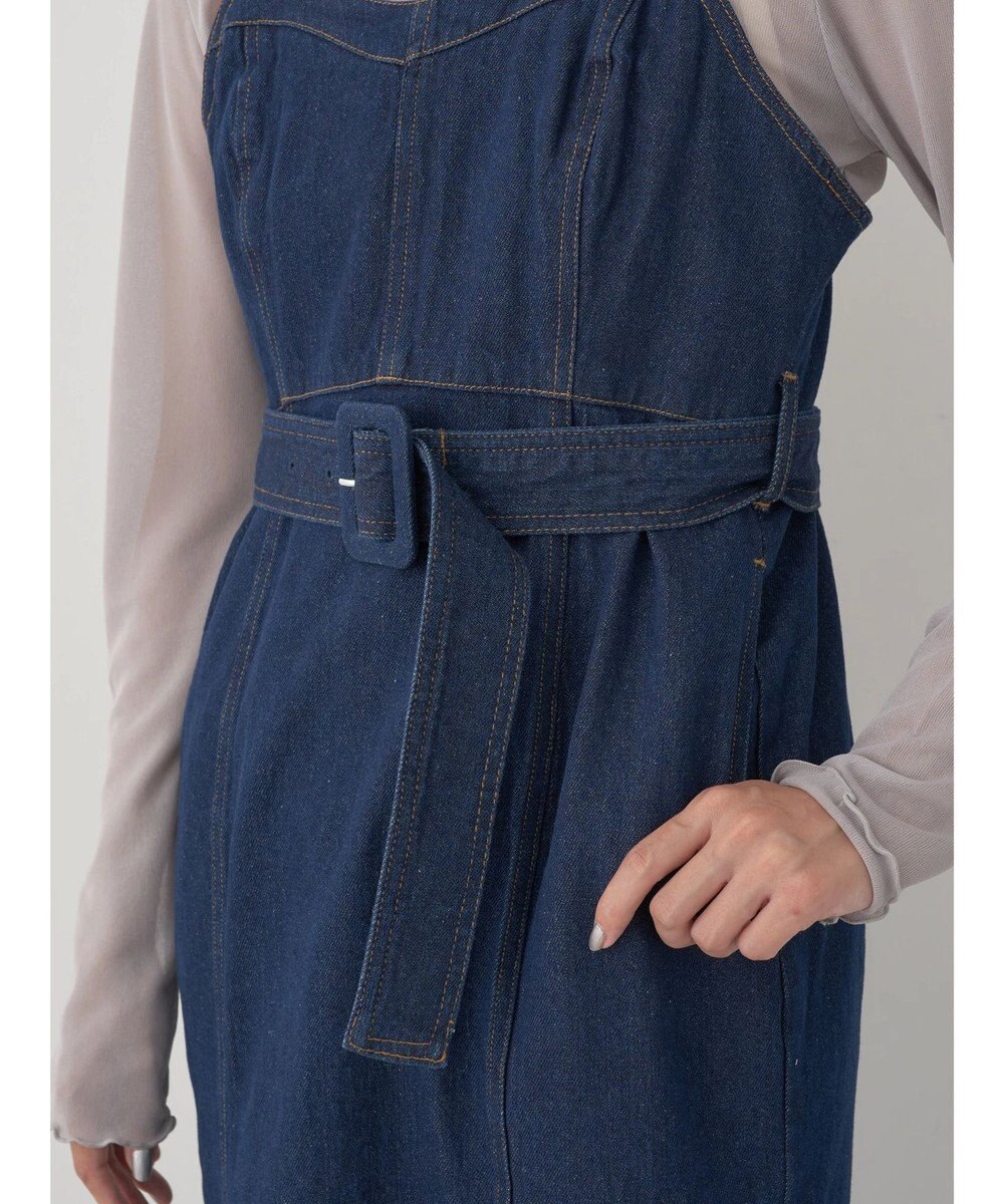 earth music&ecology マーメイドデニムジャンスカ 