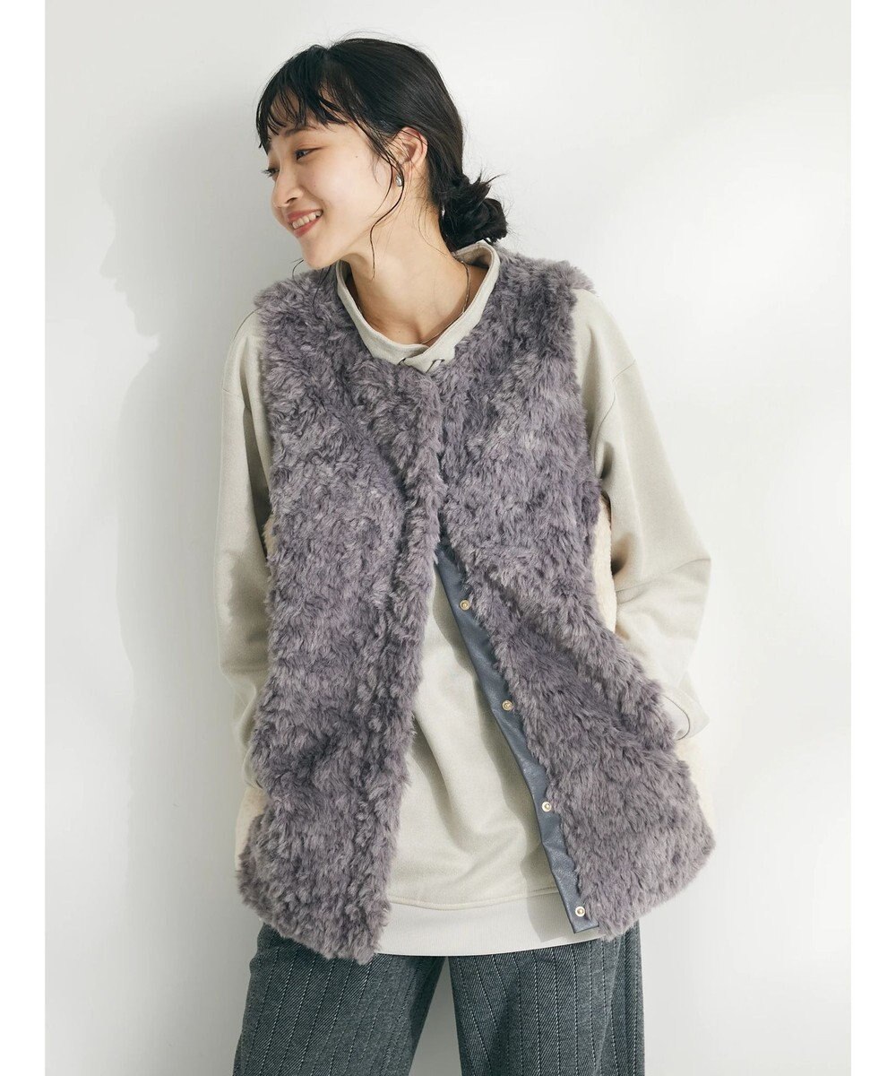 CRAFT STANDARD BOUTIQUE ファーサイド切替ベスト 