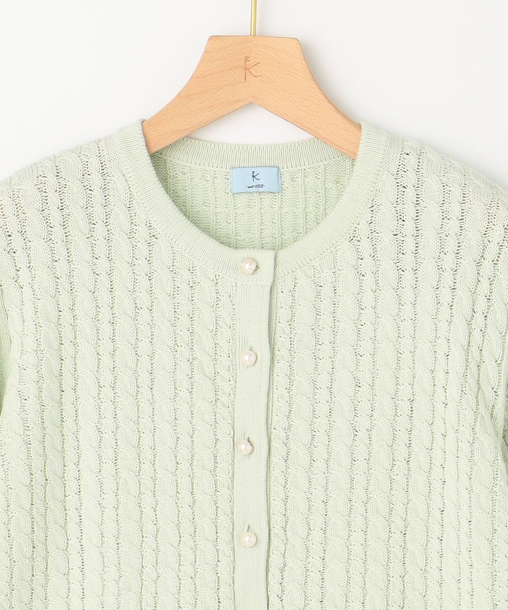 組曲 【WEB限定】CHAI ケーブルニットカーディガン 