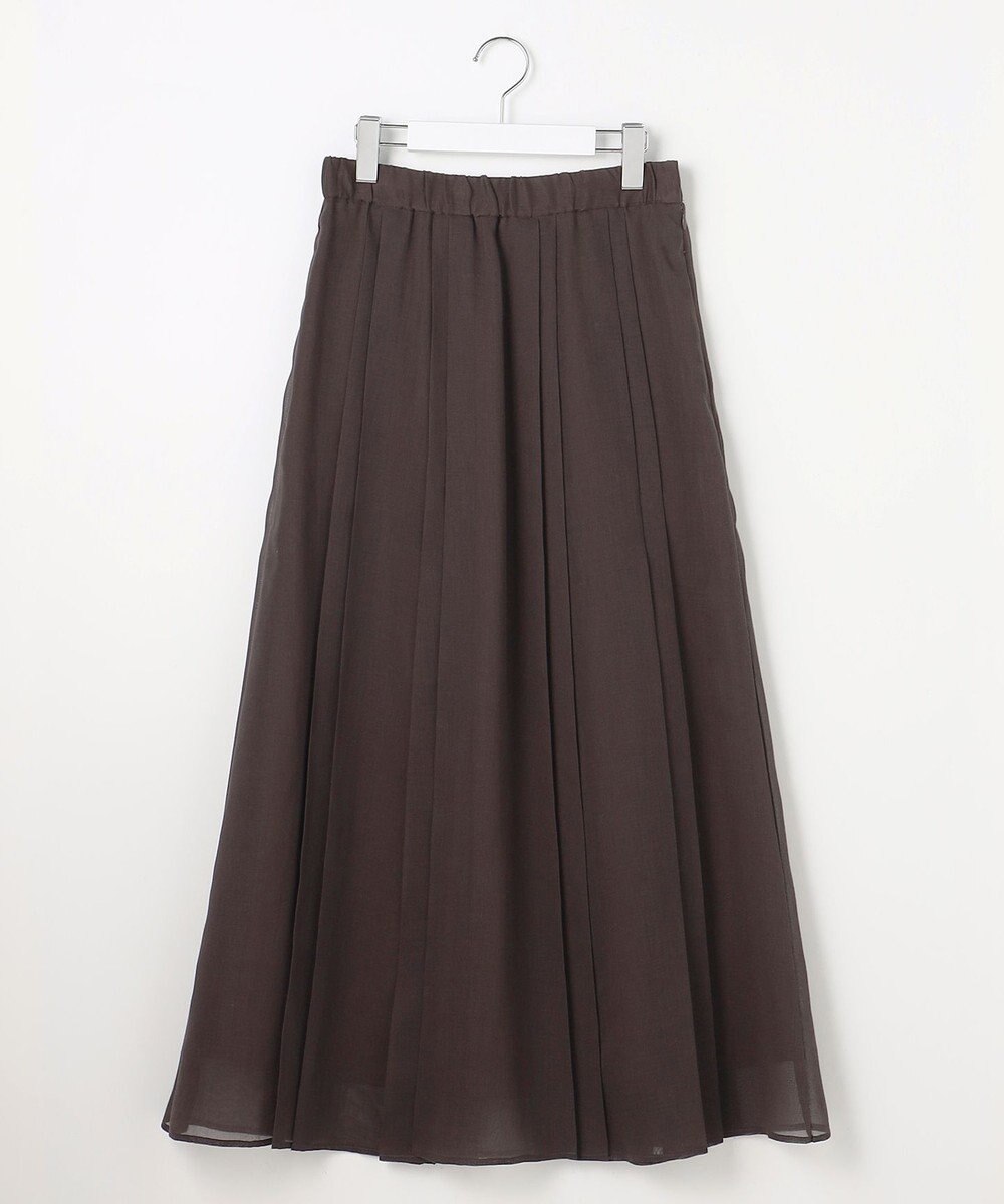 自由区 オーガンジープリーツ スカート 