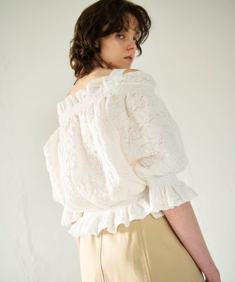 GRACE CONTINENTAL ドルマンフクレジャガードニットトップ 