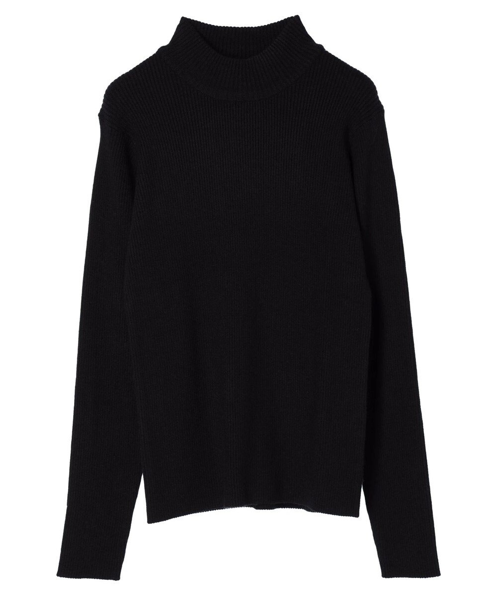 earth music&ecology やわらかタッチハイネックリブプルオーバー 