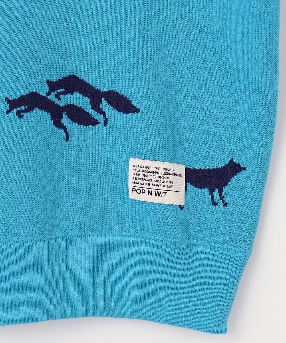 PW CIRCULUS 【こだわりシルエット/手洗い可】【WOMEN】フォックスモチーフニット 