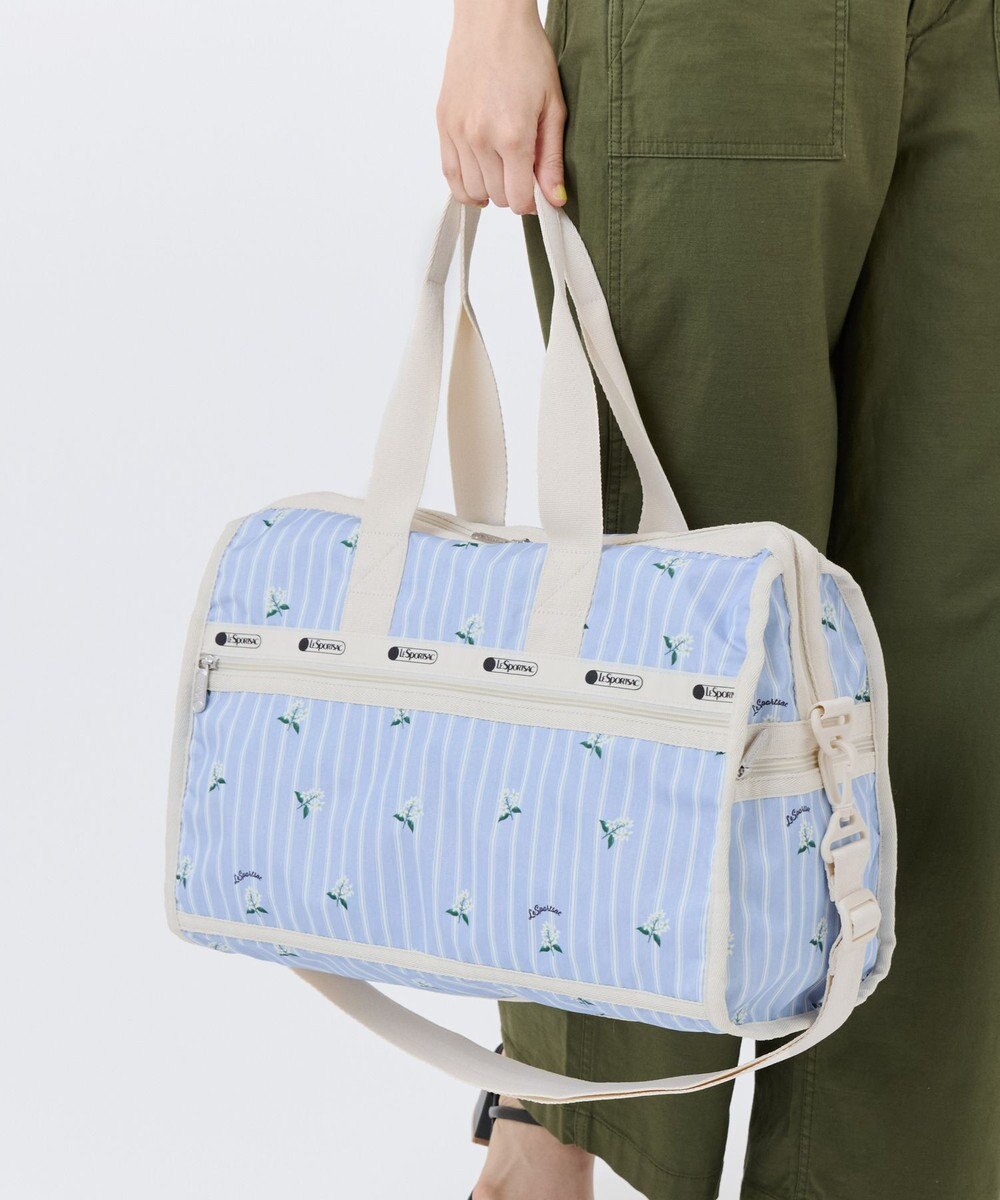 LeSportsac DELUXE MED WEEKENDER/ジャスミンストライプ 