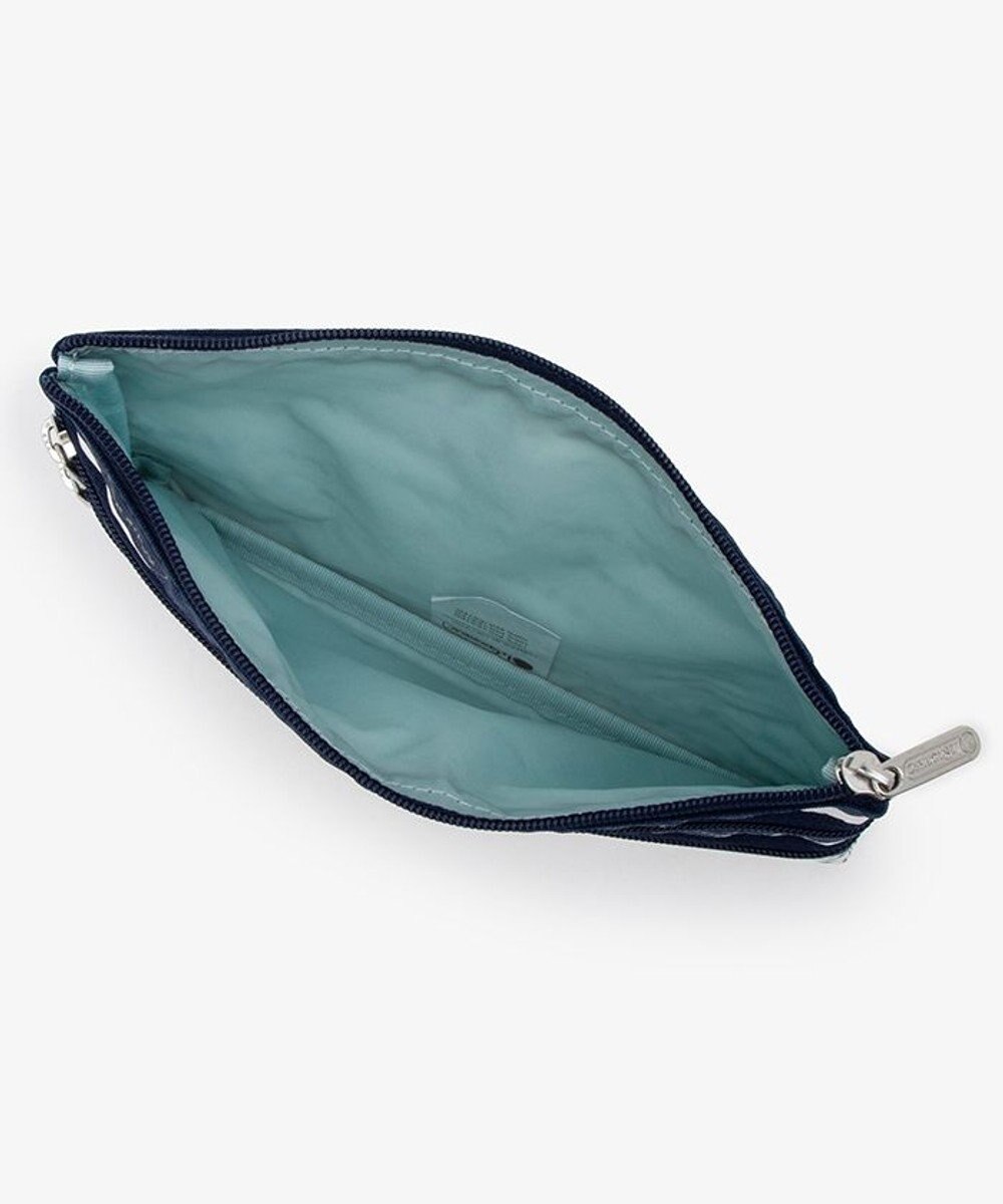 LeSportsac 3ZIP COSMETIC/マリンロゴボーダー 