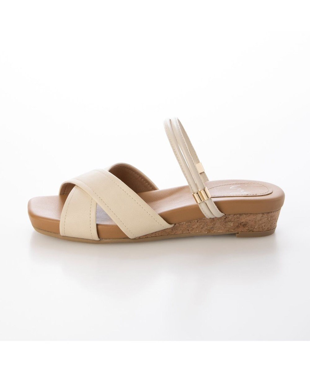 ing <ing>クロスベルトストラップサンダル 