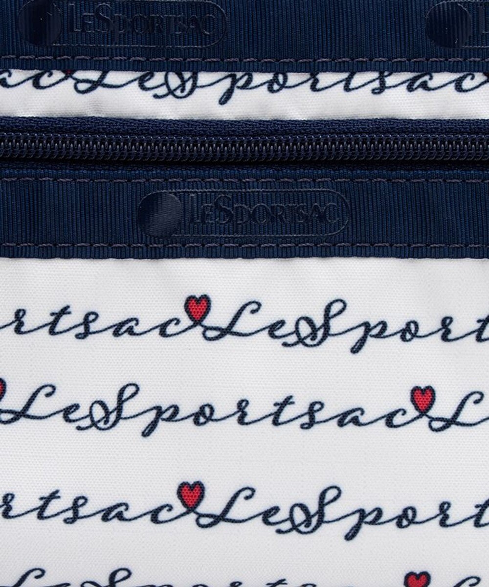 LeSportsac 3ZIP COSMETIC/マリンロゴボーダー 