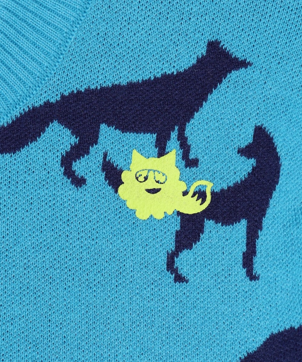 PW CIRCULUS 【こだわりシルエット/手洗い可】【WOMEN】フォックスモチーフニット 