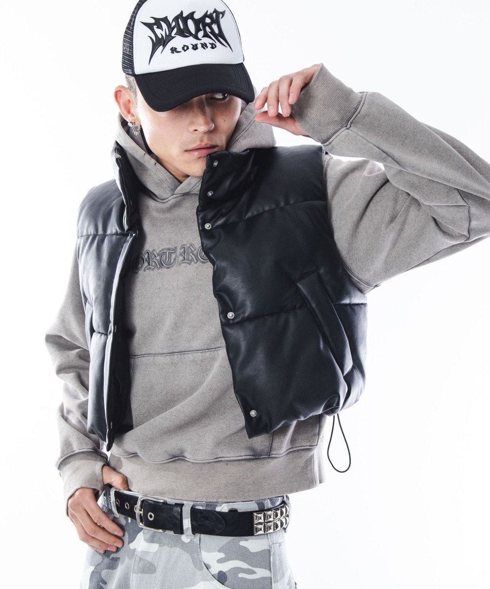 WEGO 【ユニセックス着用ITEM】コンパクトフィットロゴプルパーカー 