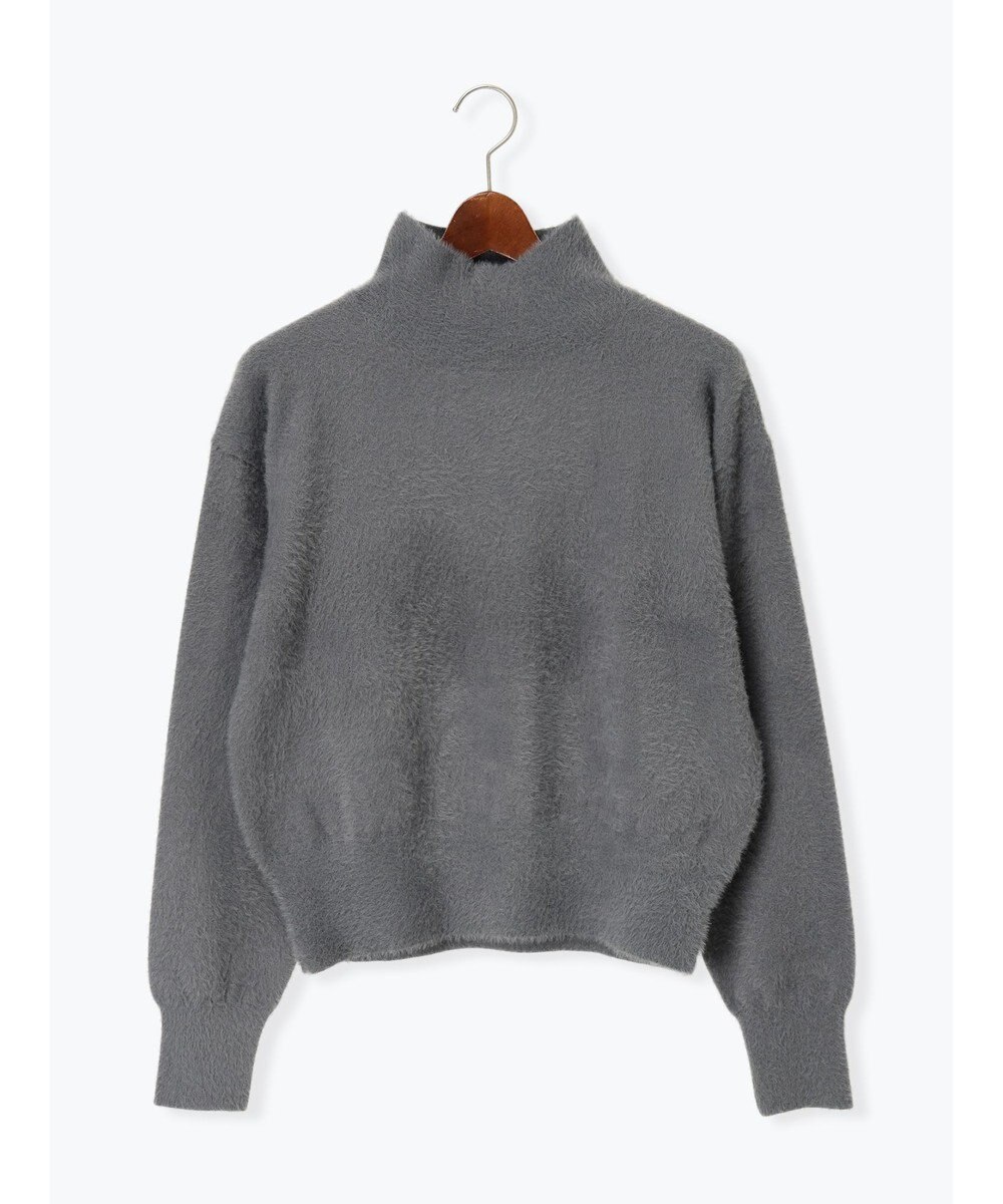 Te chichi 【宮本茉由着用】ハイネックフェザーニット 