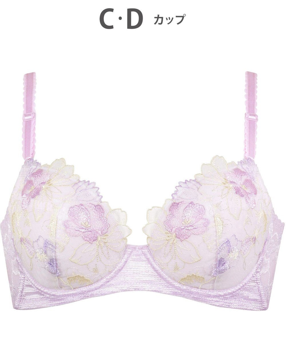 Wing ブラジャー 背中の段差をスムージング バストの脇流れをブロック 脇高設計(バック) 【後ろ姿きれいブラ】 ブラ KB2718 ウイング／ワコール 