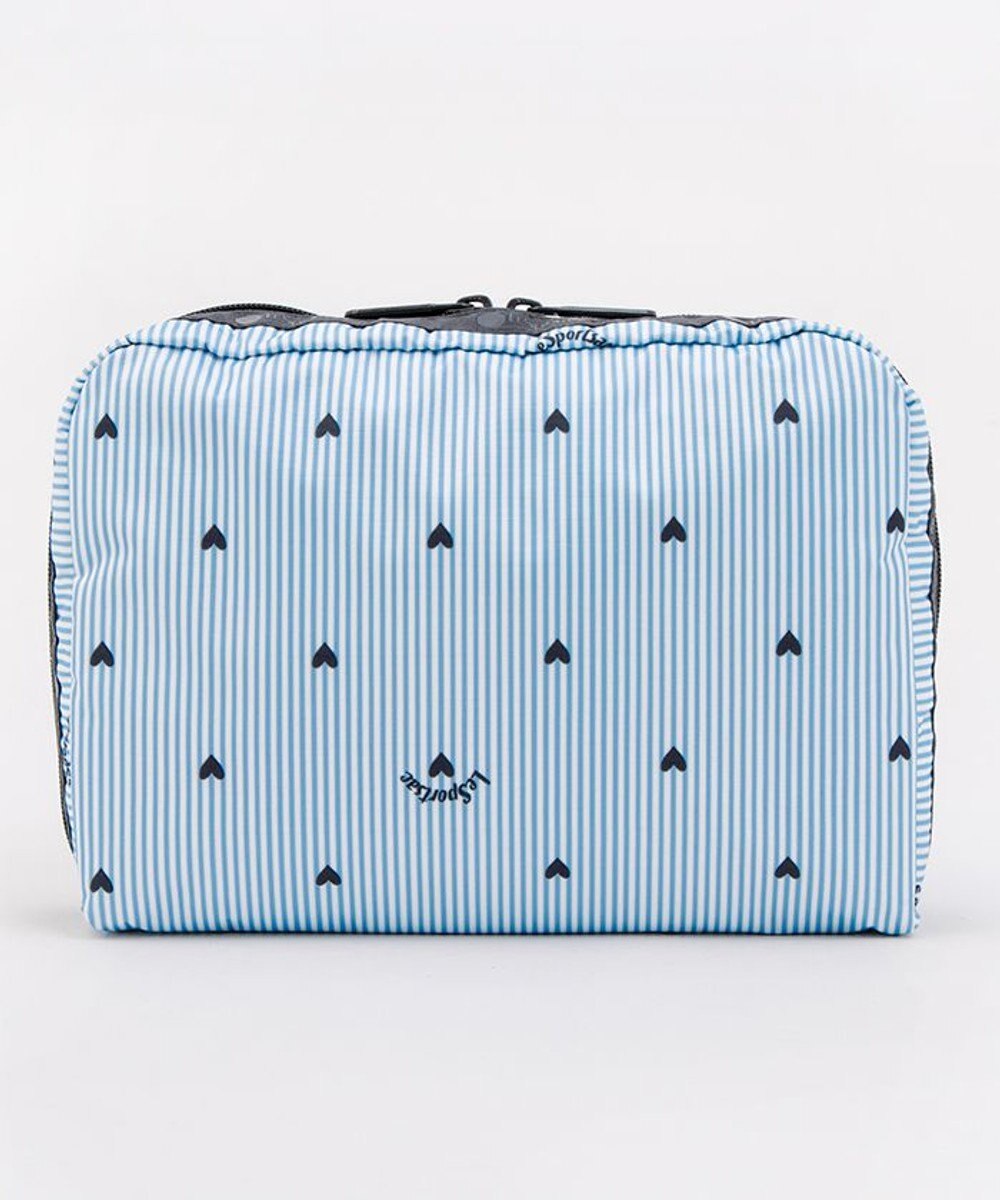 LeSportsac EXTRA LARGE RECTANGULAR COSMETIC/フレッシュブラックハーツ 