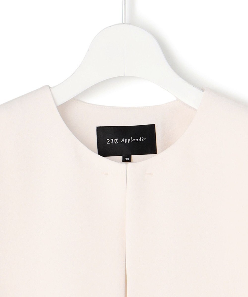 23区 S 【APPLAUDIR】クリアジョーゼット コンパクトタックジャケット 