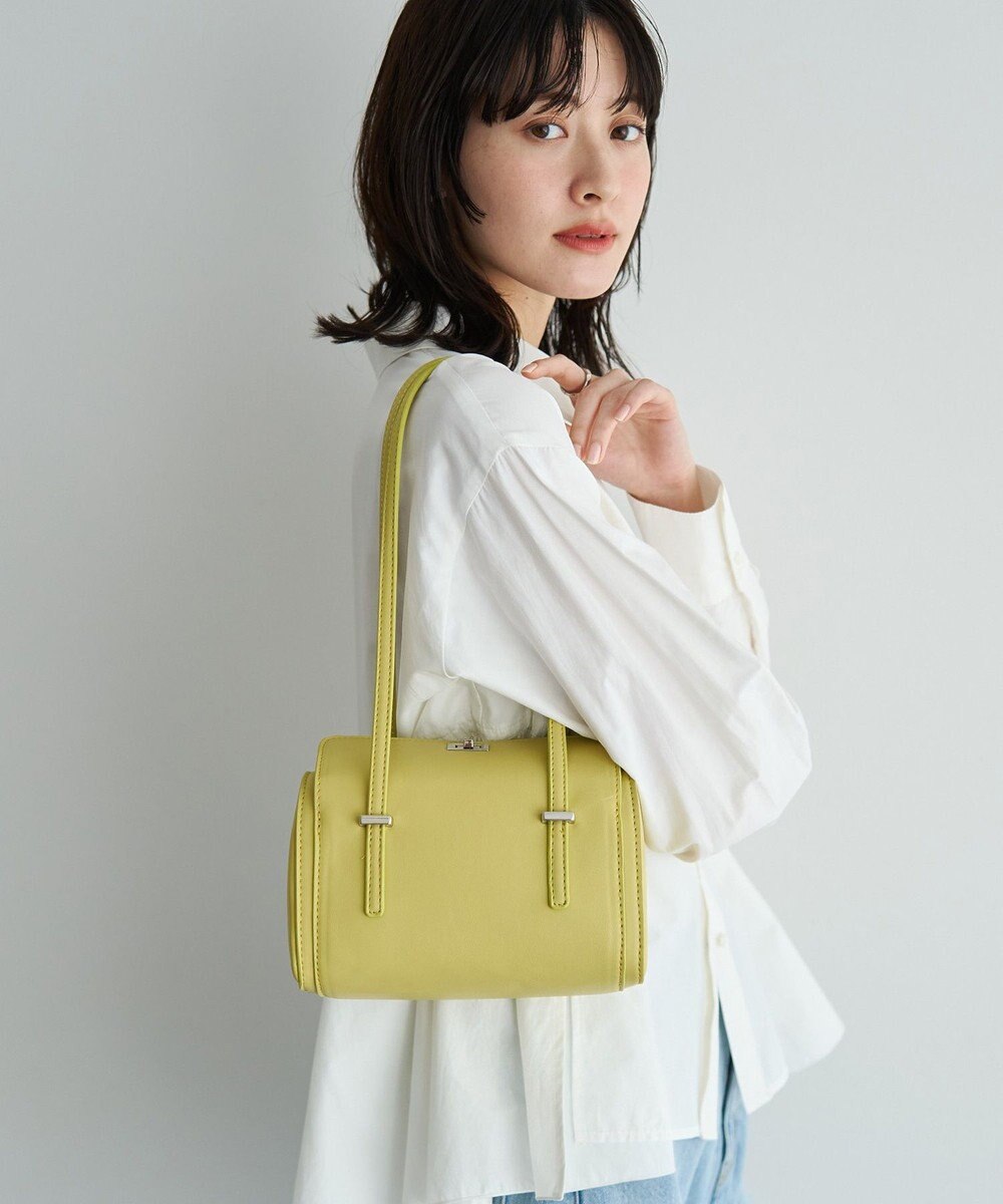 YECCA VECCA フェイクレザーミニボストンバッグ 