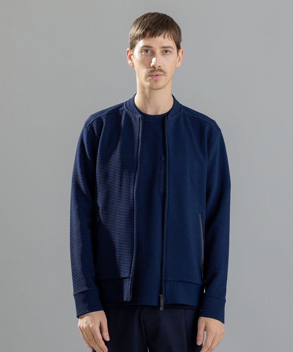 JOSEPH HOMME 【LEON 掲載】＜オリジナル素材＞ ライトタックジャージー ジップアップブルゾン 