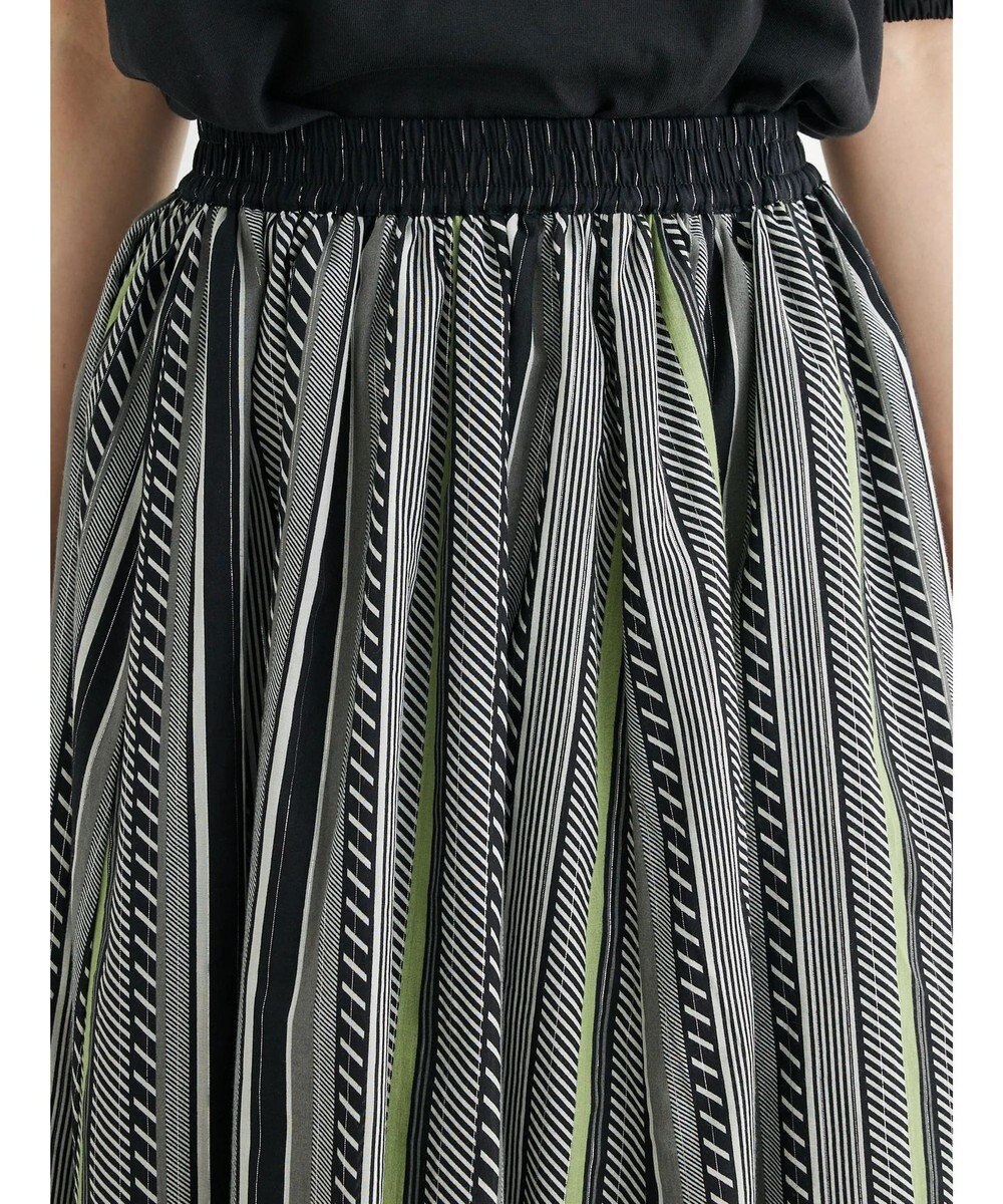 Green Parks ・ＥＬＥＮＣＡＲＥ　ＤＵＥ　マルチストライプスカート 