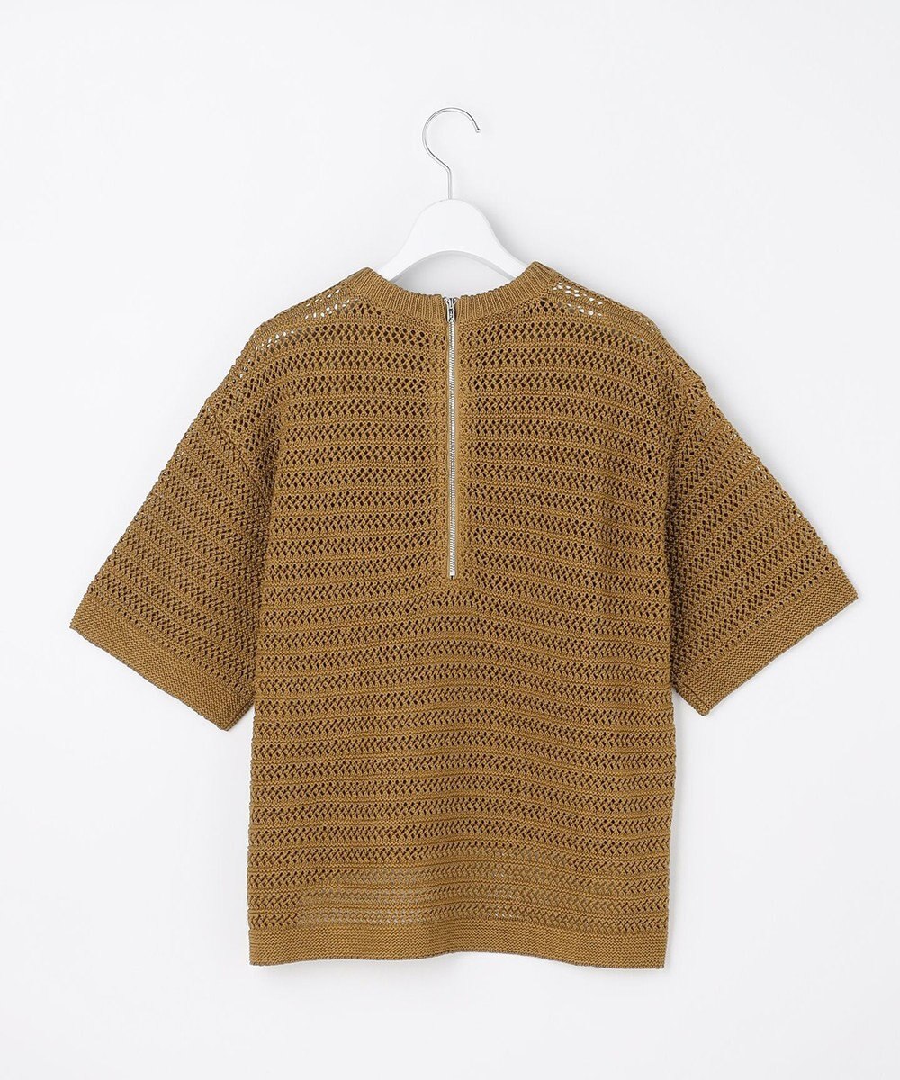 自由区 【カトリエムブーケ】Tricot en cupro バックジッププルオーバー 