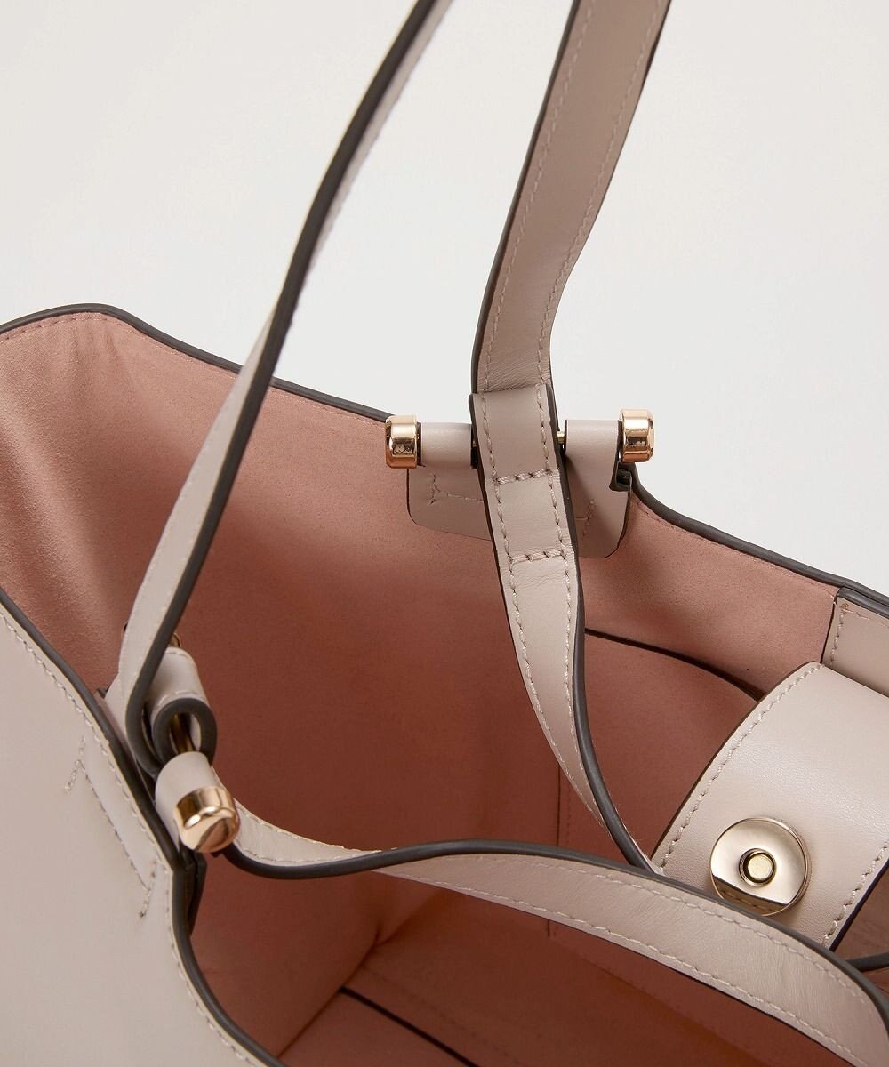 TOPKAPI 【TREASURE TOPKAPI】スムースレザー ダブルハンドル トートバッグ 