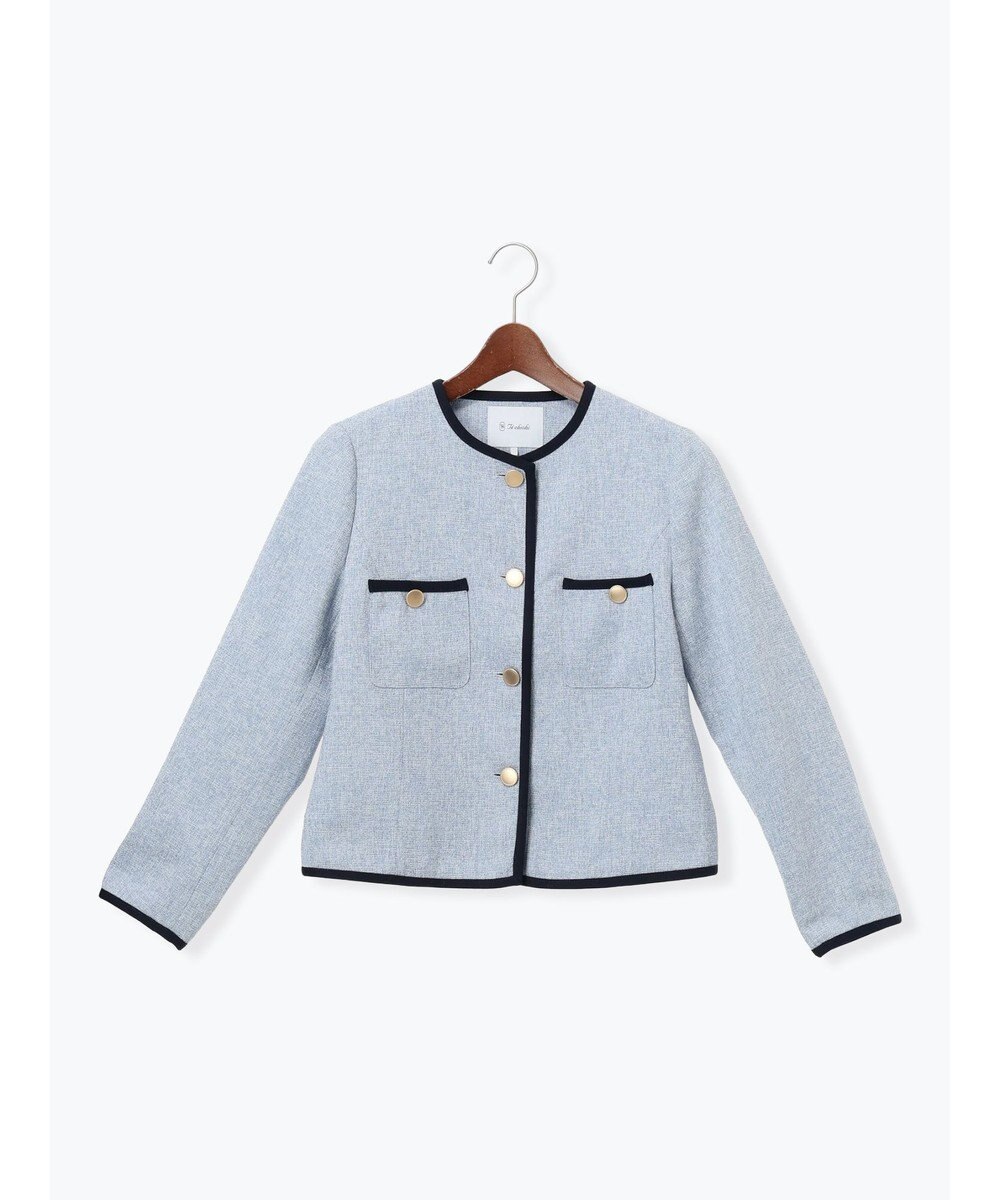 Te chichi ライトツイードバイカラージャケット《2026 spring catalog item》 