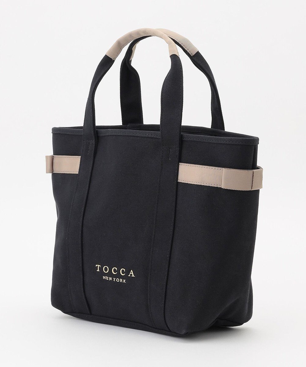 TOCCA 【A4サイズ対応】SIDE RIBBON CANVASTOTE トートバッグ 